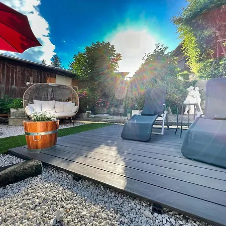 Mitten Im Zentrum Ferienwohnungen Mit Sonniger Terrasse Telfs Buitenkant foto